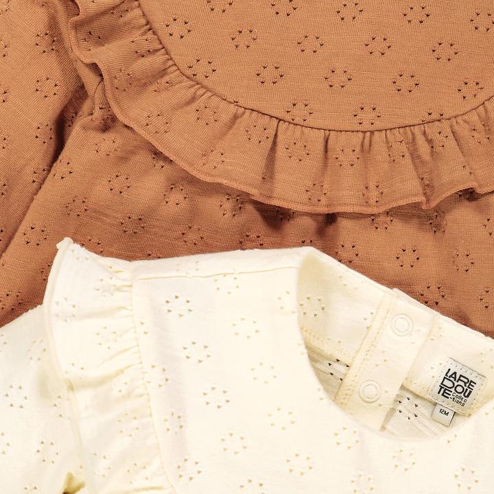 Produktbild La Redoute Collections 2er-Pack Langarm-Shirts mit Rüschen (68)