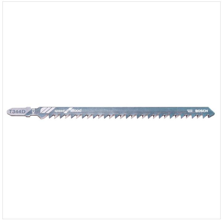 Actual product image Bosch Professional Zubehör Jigsaw blade T 344 D Speed for Wood, 5-pack