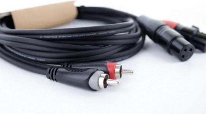 Produktbild Cordial EU 1,5 FC XLR Verbindungskabel (2x XLR-Buchse 3 polig - 2x Cinch-Stecker (1.50 m)