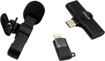 Immagine prodotto Deltaco Belaidis vlogging mikrofonas USB-C/Lightning, confezione da 1 / VLOG-100