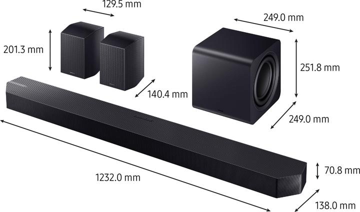 Immagine prodotto Samsung HW-Q995F (41 W, 11.1.4 Canale)