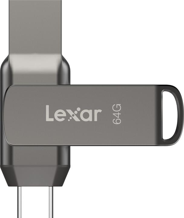 Actual product image Lexar JumpDrive Dual Drive D400 (64 GB, USB-C, USB-A)