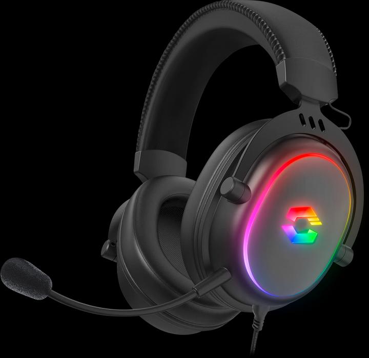 Produktbild Speedlink CONUX RGB Stereo Gaming Headset - for PC/PS5/PS4/Xbox Series X/S/Switch/OLED/Lite, black (Kabelgebunden)