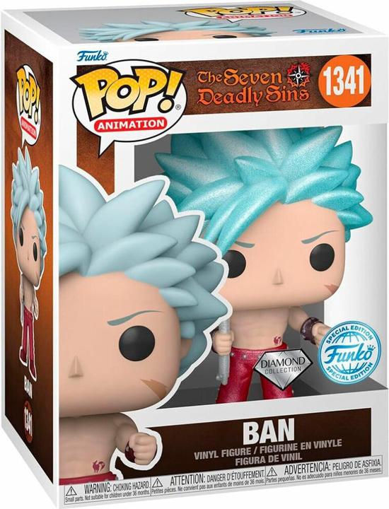Produktbild Funko Pop! Animation: The Seven Deadly Sins S1 - Ban (Diamond Collection) (Special Edition) #1341 Vi
