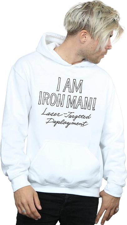Immagine prodotto I Am Iron Man Felpa con Cappuccio Uomo (XXL)