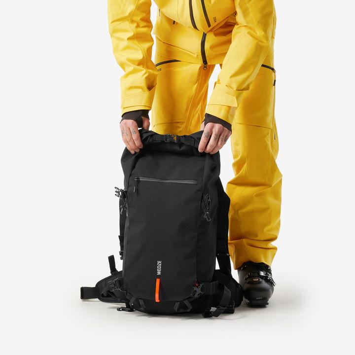 Produktbild Wedze Roll Top Strong Freeride 30 L Ski/Snowboard Backpack - Black (30 l)