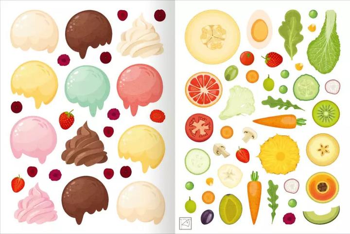 Actual product image First Stickers - Favourite Food