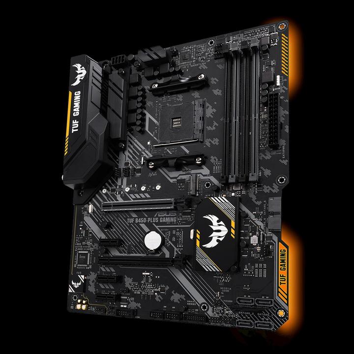 Produktbild ASUS TUF B450 Plus Gaming (AM4, AMD B450, ATX)