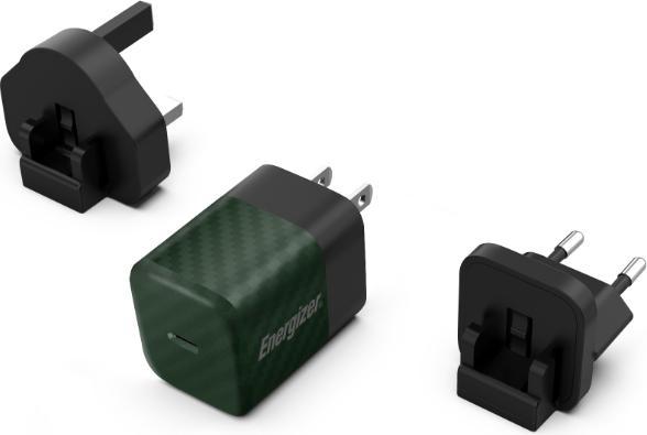 Energizer Power Delivery Charger - 20 W - EU/UK/US, green (20 W)