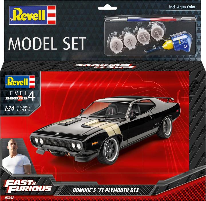 Produktbild Revell Model Set FF Dominics 1971 Plymouth GTX