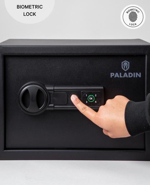 Immagine prodotto Paladin Möbeltresor mit Fingerabdruckscanner (16 l)