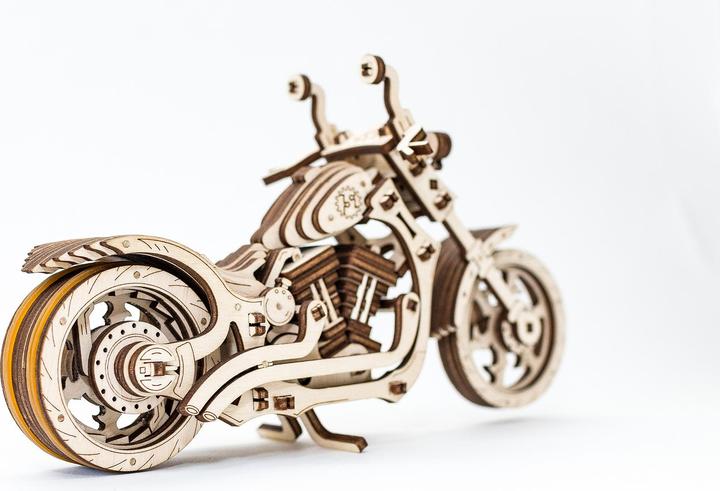 Actual product image Eco Wood Art Motorcycle Cruiser