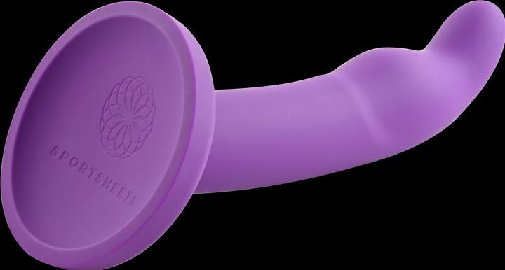 Actual product image Sportsheets Merge Collection - Astil - 8" Solid Silicone G-Spot Dildo