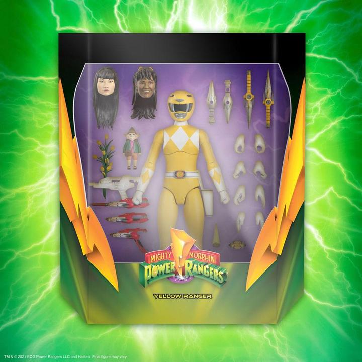 Produktbild Super7 Mighty Morphin Power Rangers figurine Ultimates Yellow Ranger 18 cm