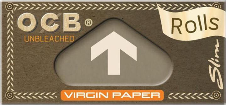 Actual product image OCB Slim Virgin Rolls Unbleached
