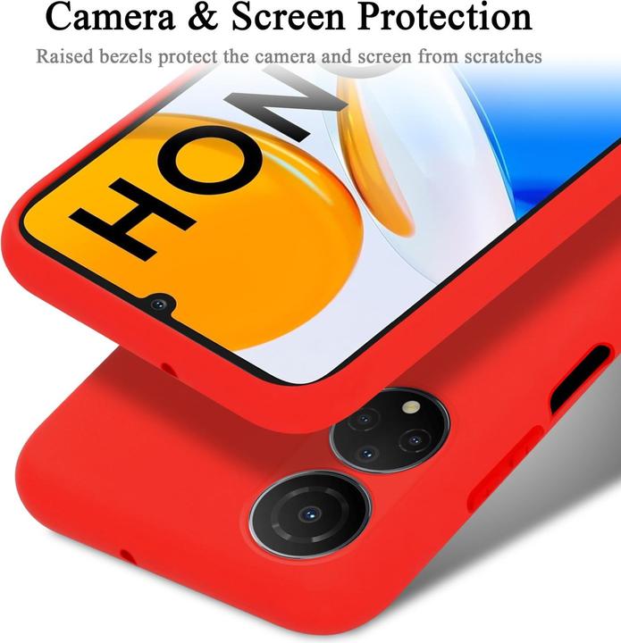 Productafbeelding Cadorabo TPU Liquid Silicone Hoesje voor Honor X7 (Honor X7)