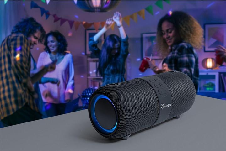 Actual product image Technaxx Bluetooth® Speaker MusicMan LED SoundBlaster BT X56 (4 h, Rechargeable battery operated)