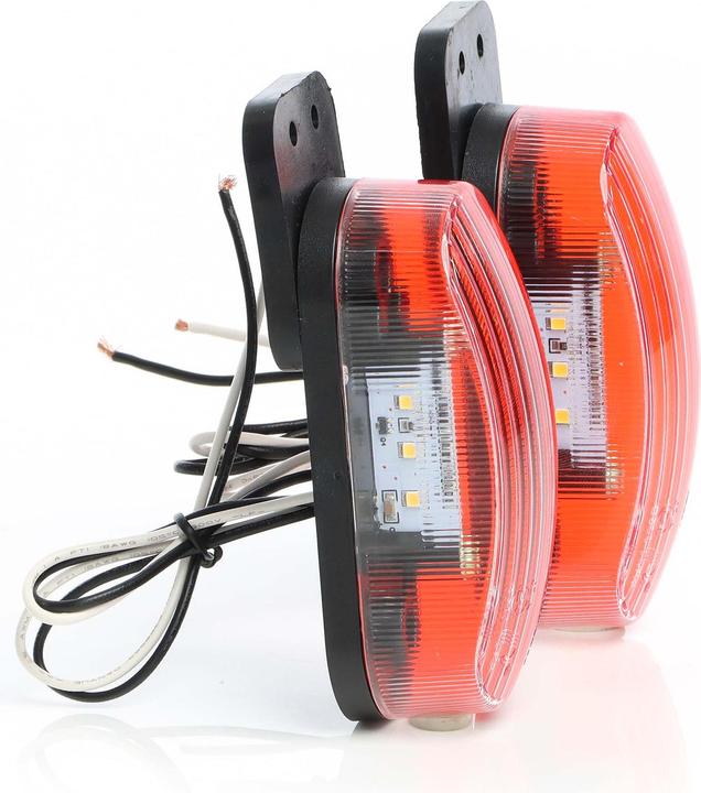 Immagine prodotto Wiltec 2x 6 LED luce di posizione per luce di ingombro per rimorchio