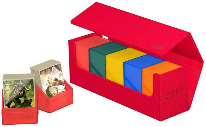 Produktbild Ultimate Guard Kartenbox XenoSkin Arkhive Monocolor 400+ Rot