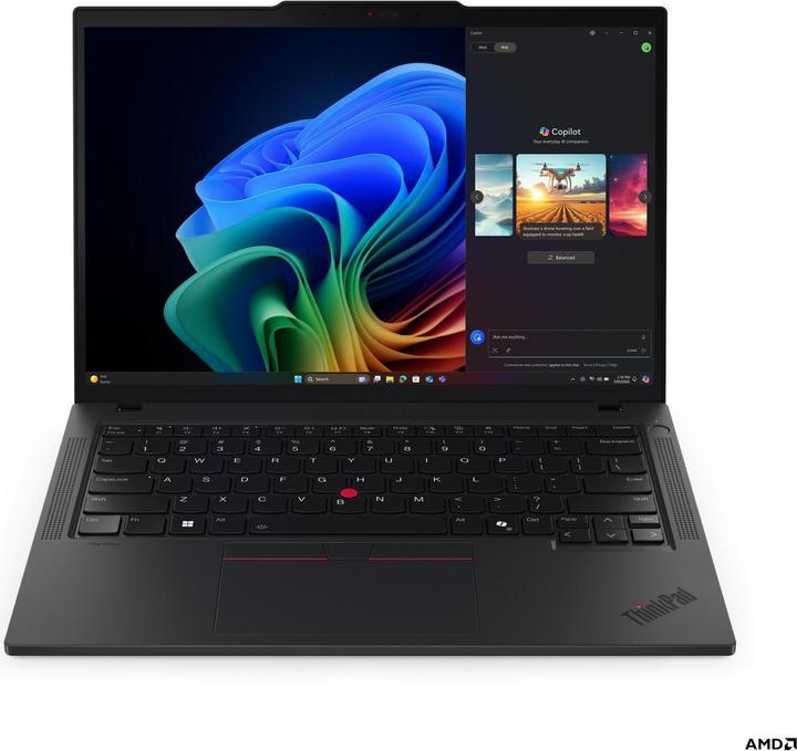 Produktbild Lenovo ThinkPad T14 AMD G6 14" AI 5 340 16/512 WUXGA W11P (14", AMD Ryzen AI 5 340, 16 GB, 512 GB, DE)