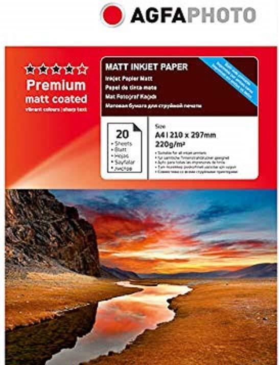 Produktbild AGFAPHOTO Premium Double Side Matt-Coated 220 g A 4 20 Blatt (220 g/m², A4, 1 x)