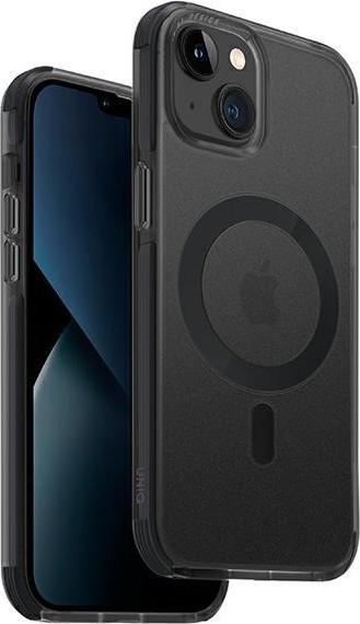 Produktbild Uniq etui Combat iPhone 14 Plus 6,7" Magclick Charging czarny/concrete charcoal (Apple iPhone 14 Plus, Apple iPhone 15 Plus)