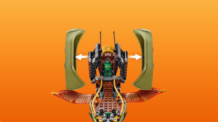 Produktbild LEGO Schatten des Ninja-Flugseglers (70623, LEGO Ninjago)