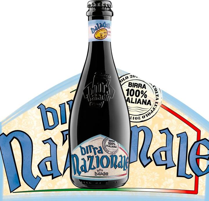 Baladin Birra NAZIONALE Blond Ale Beer Kiste / 6.5 % (12 x 33 cl)