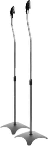 Immagine prodotto Multibrackets Supporto da pavimento per diffusori M (1 coppia, Installazione a parete, Regolabile in altezza)