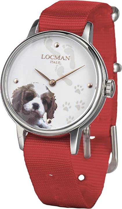 Immagine prodotto Locman Orologio da donna Italia 1960 Fantasy Dog Ref. F253A08S-00WHCA1NR (Orologio da polso analogico, 32 mm)