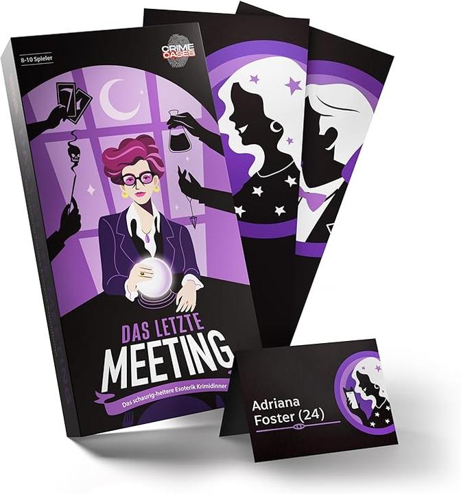 Actual product image Crime Cases The last meeting - murder mystery dinner (German)