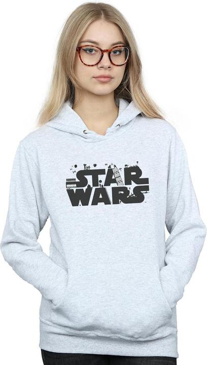 Produktbild Star Wars Minimalist Logo Kapuzenpullover (L)