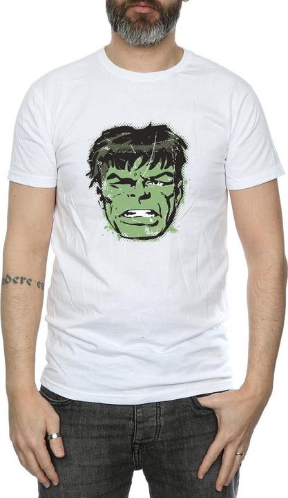 Produktbild Incredible Hulk Distressed Face TShirt (S)