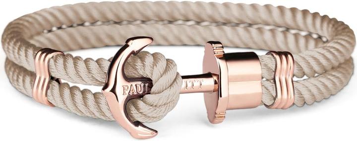 Actual product image Paul Hewitt Anchor Bracelet Phrep Rose Gold Nylon Hazelnut (20 cm, Metal, Plastic)