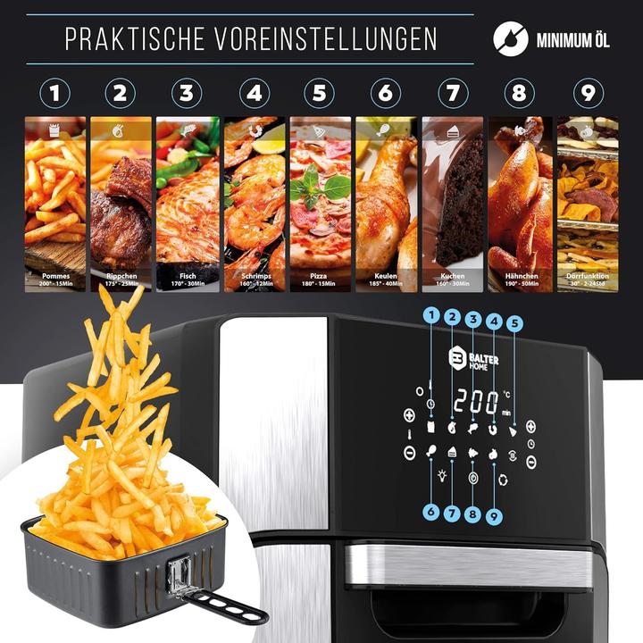 Actual product image Balter Hot Air Deep Fryer HL-1200