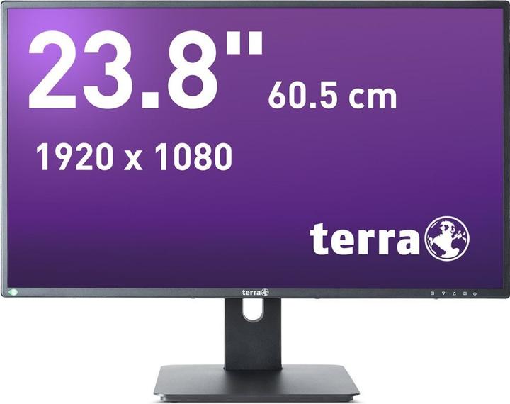 Wortmann TERRA 3030206 LED display (23.8") pixels Full HD Black (1920 x 1080 pixels, 23.80")
