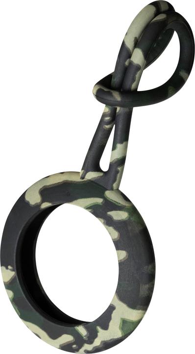 Actual product image Deltaco MCASE-TAG15, Key finder case, Camouflage, Silicone, 1 pc(s), AirTag, 35 mm