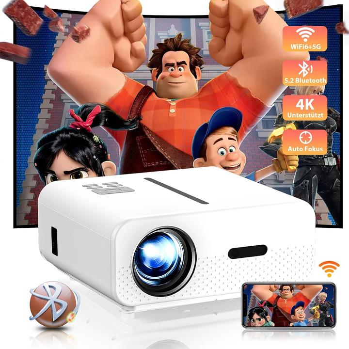 Immagine prodotto Zoomcat Autofokus Heimkino Beamer 4K (20000 lm)