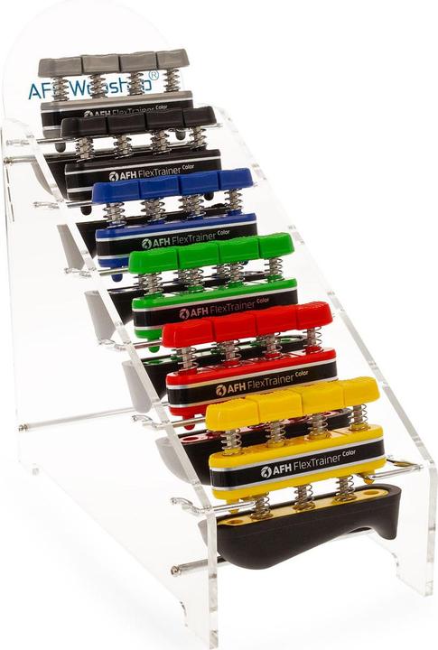 AFH Webshop Fingertrainer-Set Color mit Aufbewahrungsdisplay