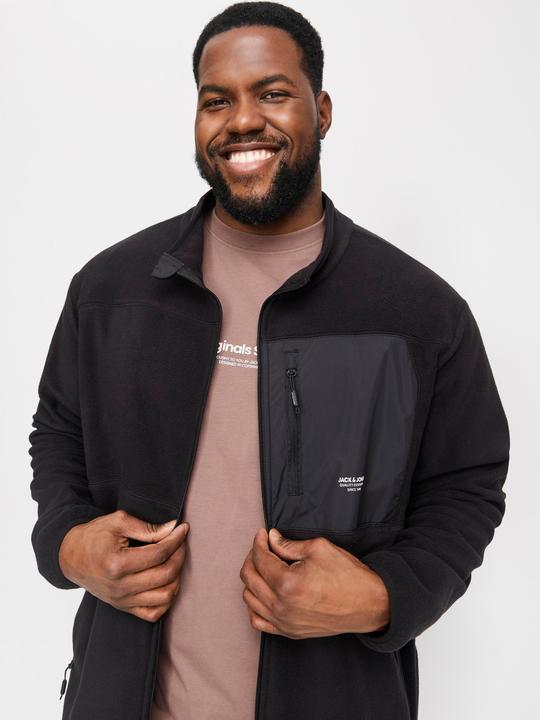 Produktbild Jack & Jones Plus Size Fleecejacke Fleecejacke (5XL)
