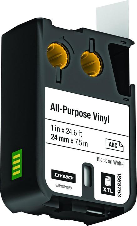 Immagine prodotto Dymo Nastro per font XTL, Vinile (2.40 cm, Nero)