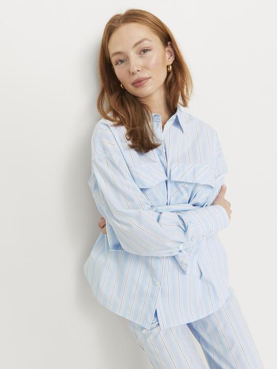 Actual product image JJXX Jxava Poplin Ls O-Size Pock Shirt Wvn Ln (XL)