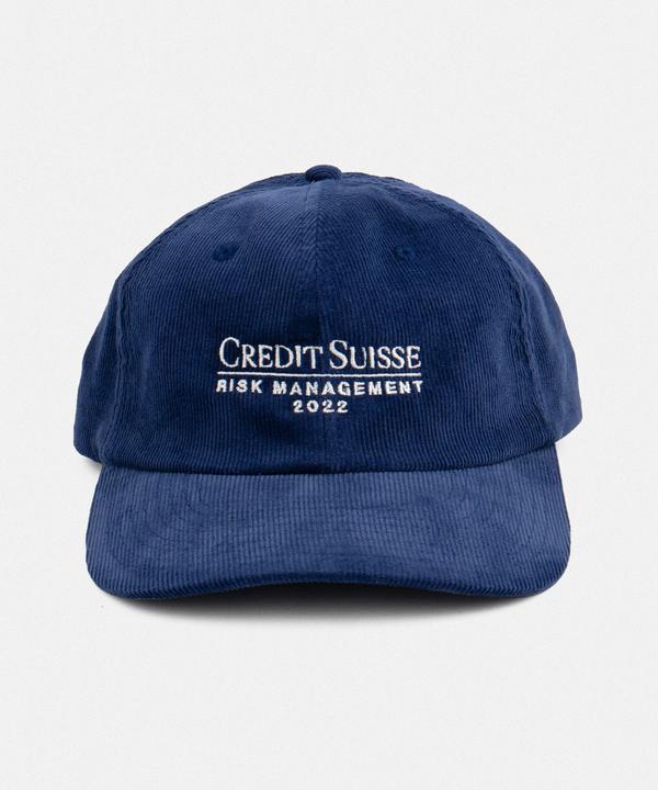 Actual product image Plakativ «Credit Suisse Risk Management» Corduroy Cap Navy