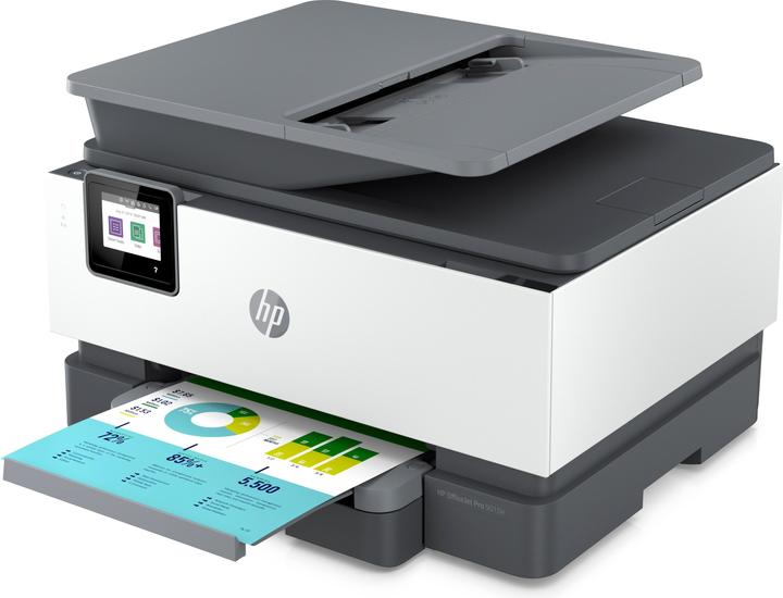 Produktbild HP OfficeJet Pro 9010e All-in-One Drucker (Tintenpatrone, Schwarz-Weiss)