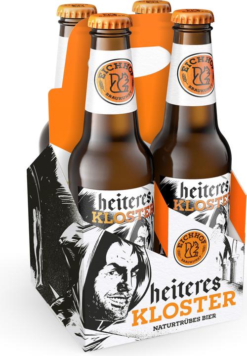 Eichhof cheerful KLOSTER the cloudy beer 24 x 330 ml / (4 x 33 cl)
