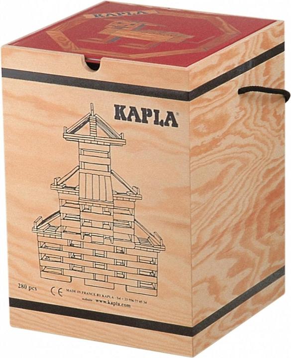Kapla Caisse en bois de 280 pièces.