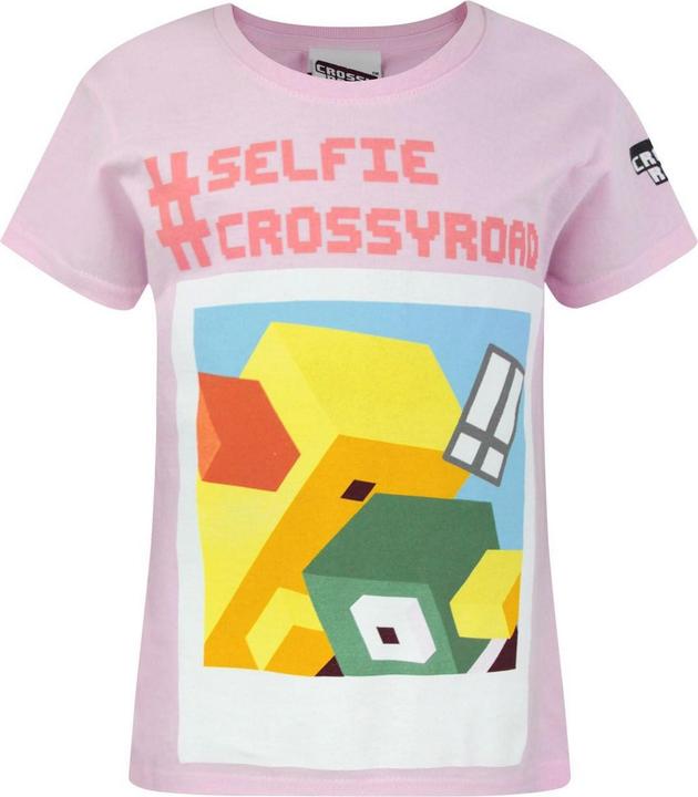 Produktbild Crossy Road Mädchen Selfie Kurzarm TShirt (170)