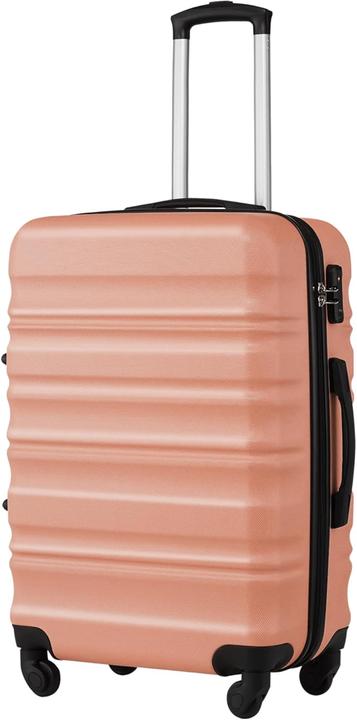 Coolife Hartschalenkoffer mit TSA-Schloss und Rollen (93 l, L (90 - 115l))
