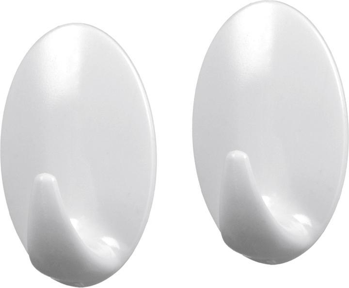 Actual product image Metaltex Adhesive hook egg shape large set of 2