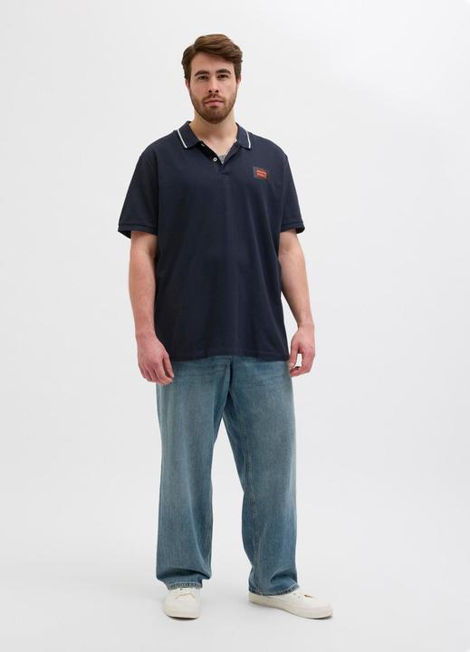 Actual product image Jack & Jones Plus Size Gedruckt Poloshirt Poloshirt (5XL)
